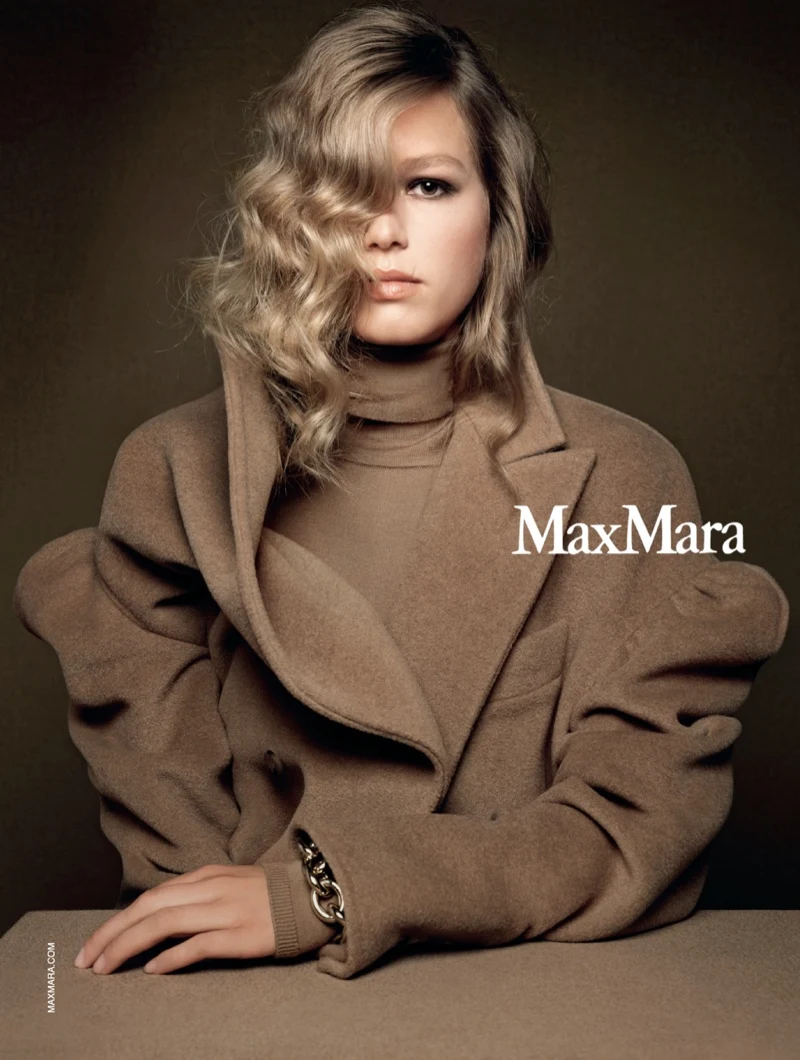 Max Mara taps Anna Ewers for fall-winter 2020 campaign.