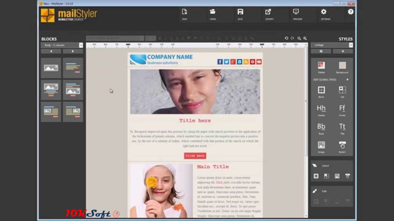 Free Download MailStyler Newsletter Creator Pro v2 Offline Setup 