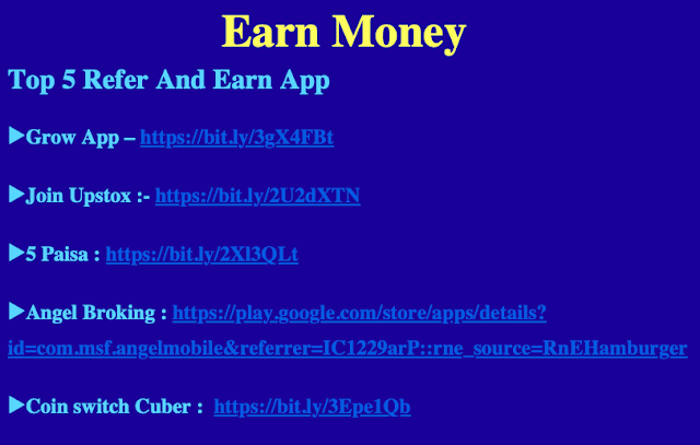 100% genuine  Refer And Earn App