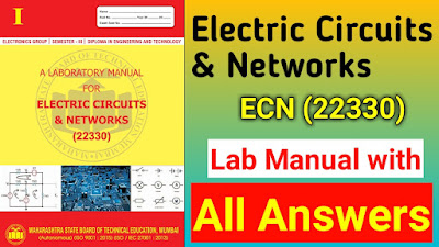 Electric Circuits & Networks 22330 Lab Manual Answers PDF Download Msbte I Scheme Solution