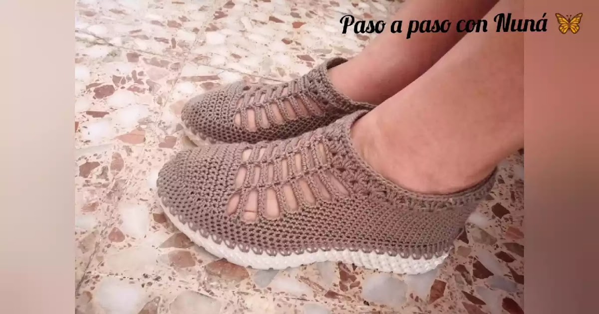 origen Estragos Recientemente PASO A PASO GRATIS de Botines Calados a Crochet