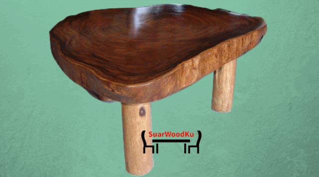 Coffee Table Natural Suar Wood SWKCT01 suarwoodku.buyjeparafurniture.com 6285875166325