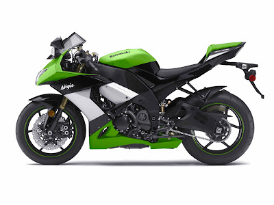 2009 Kawasaki Ninja ZX-10R-green