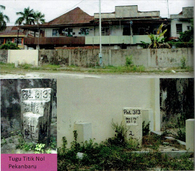 Lokasi Wisata Sejarah Kota Pekanbaru TUGU TITIK NOL KILOMETER