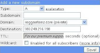 CNAME, DNS Rrecord, Subdomain Blogspot