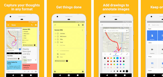 google keep,seo apps for android, digital marketing apps for android, social medial marketing apps