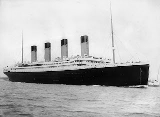 Behold the grandeur of the RMS Titanic, a marvel of engineering, before it embarked on its tragic journey into history.