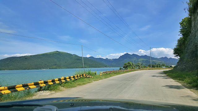 picturesque, scenic Biliran Strait and Leyte Bay at Calubian, Leyte