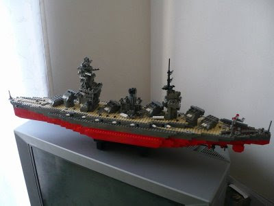 Lego Battleship on Lego Moc  Japanese Battleship Fus