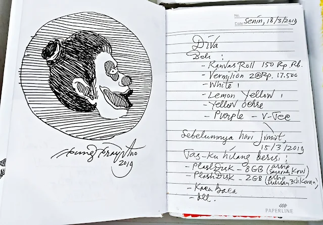 diary seniman pupung prayitno  Bandung artist book exhibitions 2022