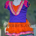 Orange Purple Skirt