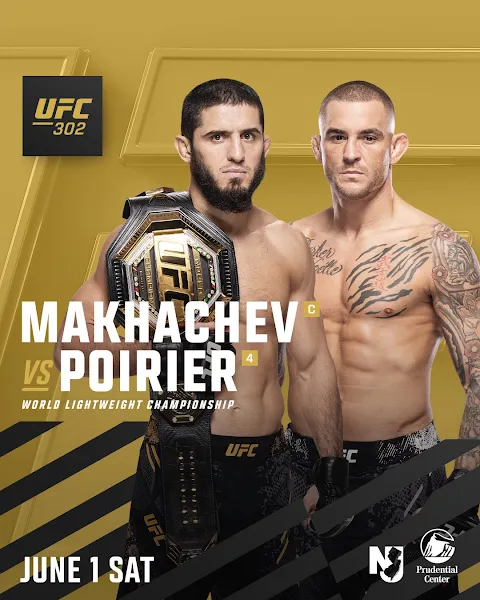UFC 302 Islam Makhachev vs Dustin Poirier