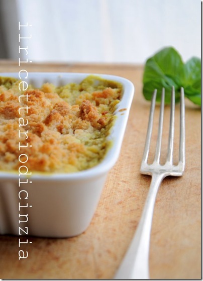 crumble di salmone, latte di cocco e curry