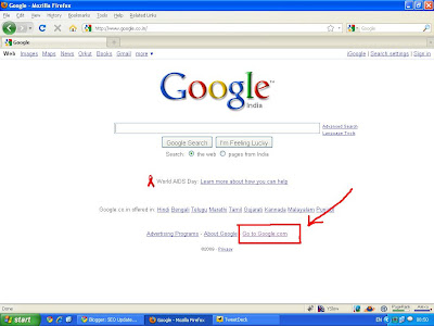 Google Search in Color Interface - Step1