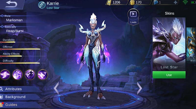 Panduan Karrie Mobile Legends, Marksman dengan Super Fast Attack