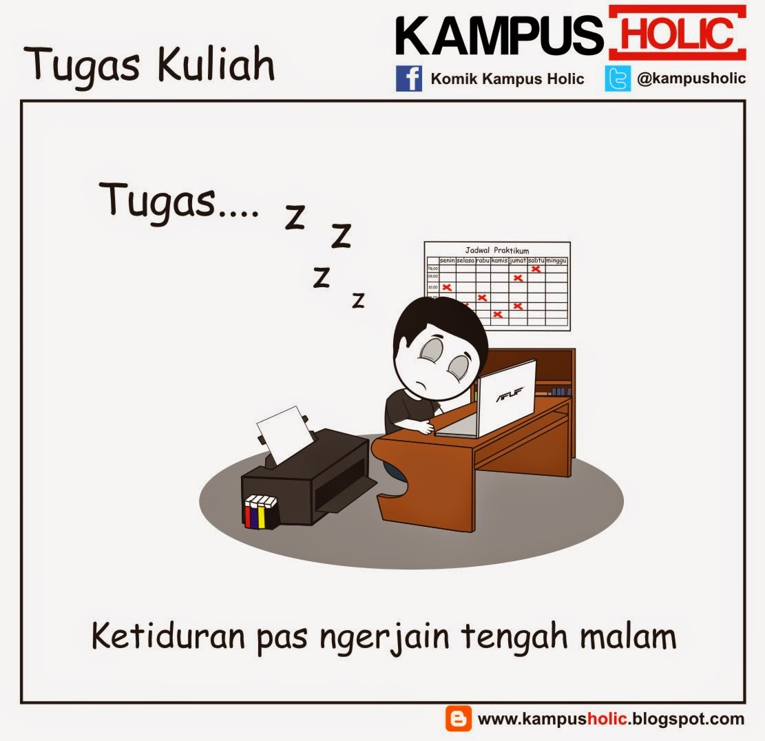 Komik Kuliah Praktikum Dan Tugas Mahasiswa KASKUS