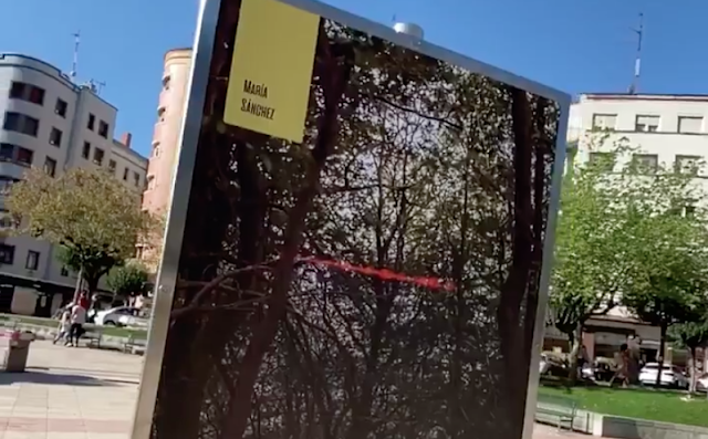 Fotografía de María Sánchez en el parque de los Hermanos