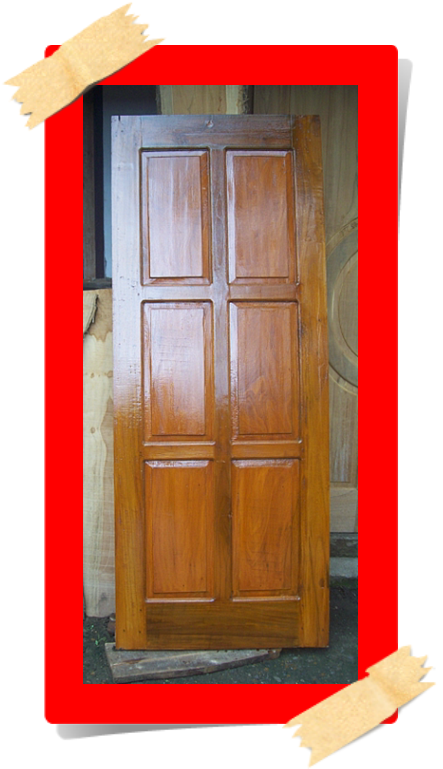 MULYA JATI FURNITURE Daun Pintu Kayu Jati