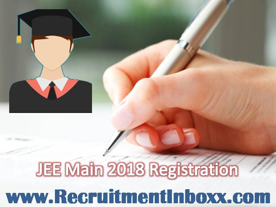 JEE Main 2018 Registration