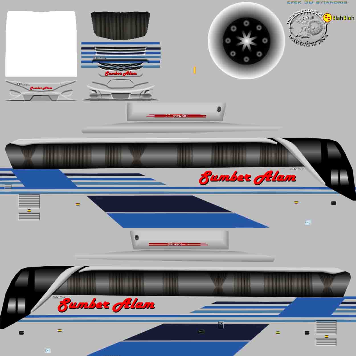 template bussid sumber alam