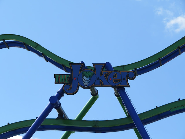 The Joker Roller Coaster Sign Six Flags New England