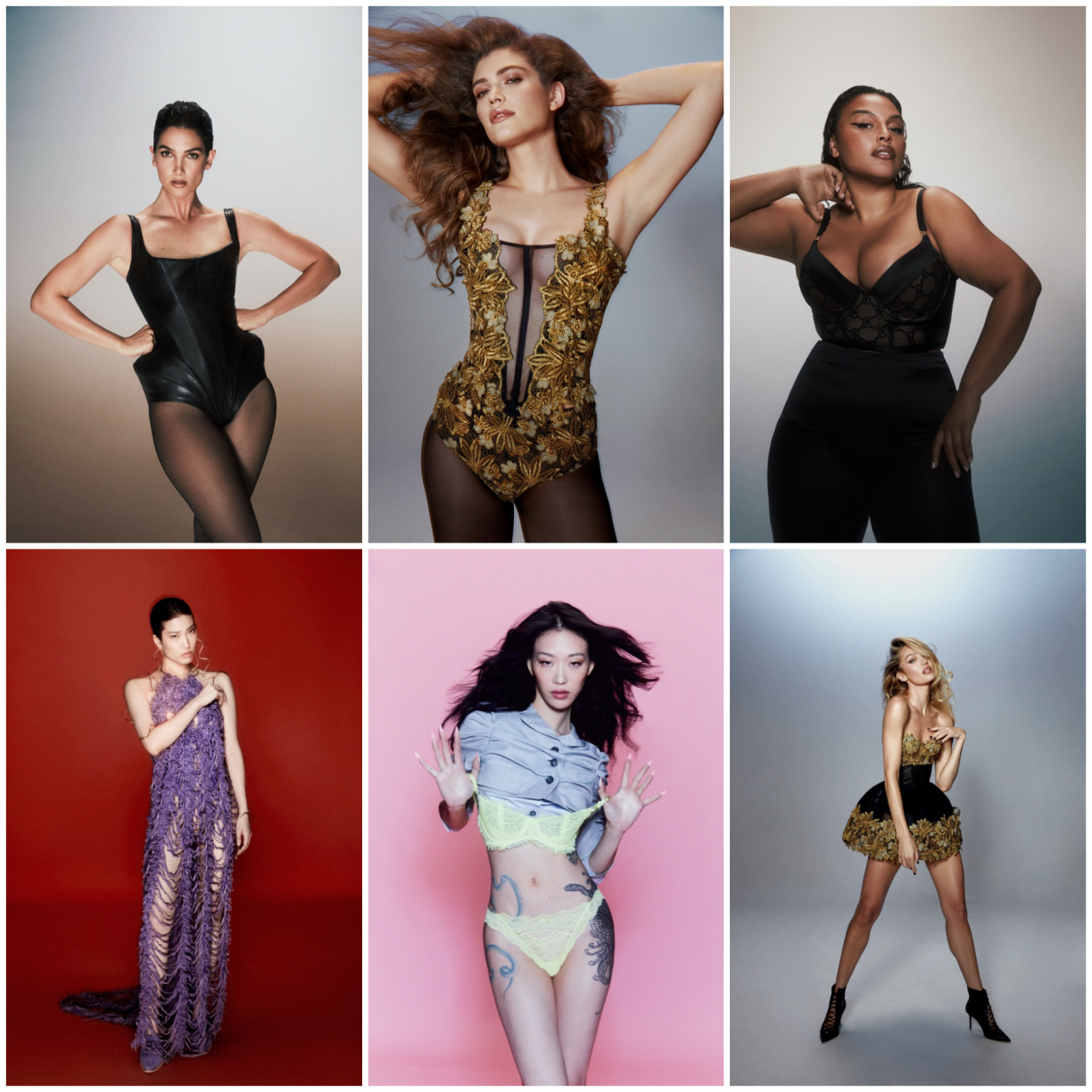 Victoria's Secret The Tour '23 Ad Campaign Featuring Naomi Campbell, Adriana Lima, Adwoa Aboah and More.