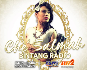 Che Salmah Bintang Radio, Drama Che Salmah Bintang Radio, Drama Melayu, Drama Bersiri, TV2, RTM, Sinopsis Drama Che Salmah Bintang Radio, Filem Thailand Suddenly Twenty, Poster Drama Che Salmah Bintang Radio, Cast, Pelakon Drama Che Salmah Bintang Radio, Anas Ridzuan, Chacha Maembong, Dian P.Ramlee, Fathul Wafi dan Fathil Dani, Drama Melayu 2019, Drama Melayu TV2 2019, Drama Melayu RTM, 