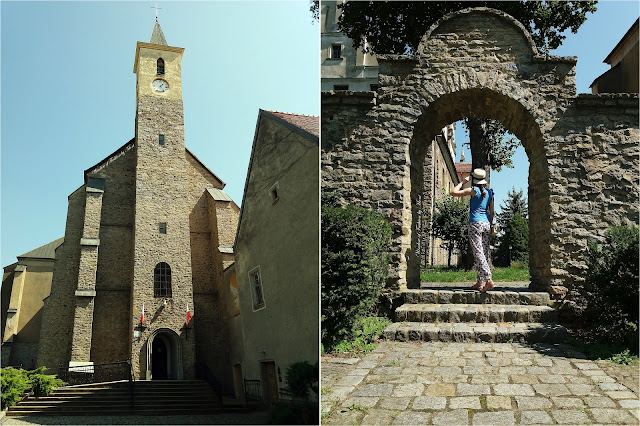 Zabytki Stzrelina Kościół pw. Podwyższenia Krzyża Świętego i zabudowania klasztorne