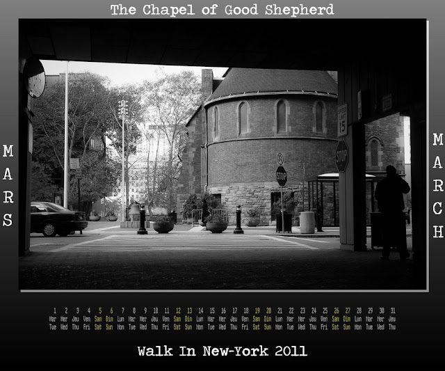 Calendar New York 2011 - 03 March 2011 - The Chapel of Good Shepherd