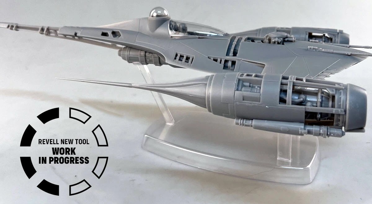 The Modelling News: First test kit shots of Revell\'s 24th scale N1  Starfighter