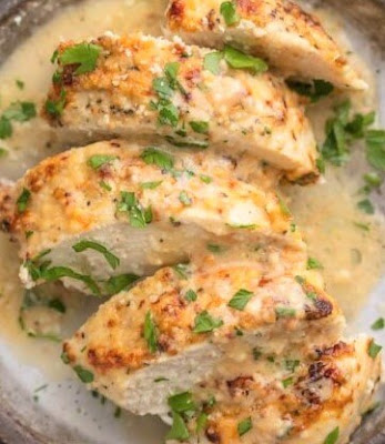 BAKED CAESAR CHICKEN