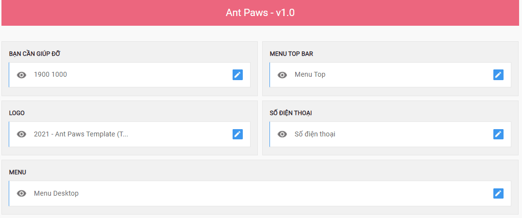 Theme blogspot bán hàng tiếp thị liên kết Ant Paws