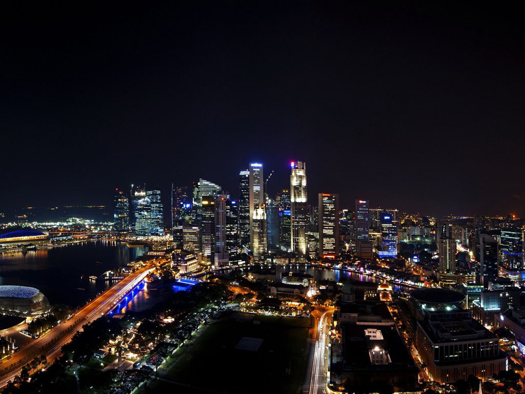 Love Wallpaper Foto  Foto  Pemandangan  Kota  Singapura di  