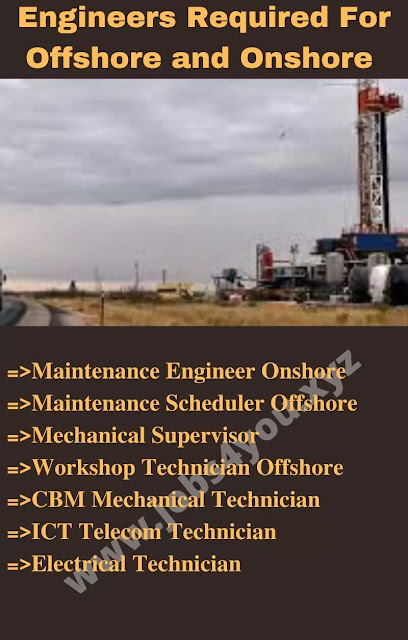 Engineers Required For Offshore and Onshore