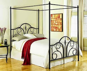 Riva Metal Canopy Bed