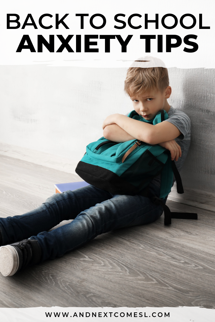 Tips for helping with back to school anxiety