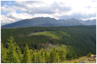 Widoki z Kopieńca Wielkiego, panorama z Kopieńca