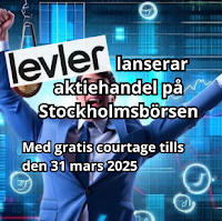 gratis aktiehandel hos Levler fram tills den 31 mars 2025 - Nu inkluderat First North