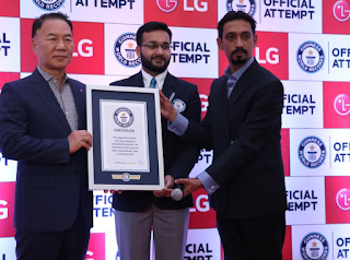 LG’s #KarSalaam initiative achieves a GUINNESS WORLD RECORDS® title