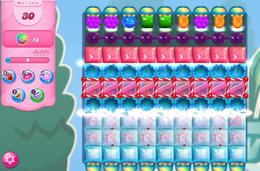 Candy Crush Saga level 7572