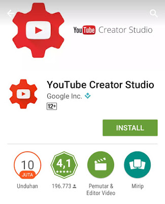 YouTube Creator Studio Aplikasi Resmi Buat Anda Youtuber