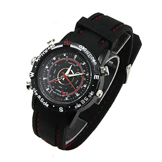 8GB Spy Watch Video Recorder-Hidden Camera DVR Waterproof Camcorder 1280x960 bk