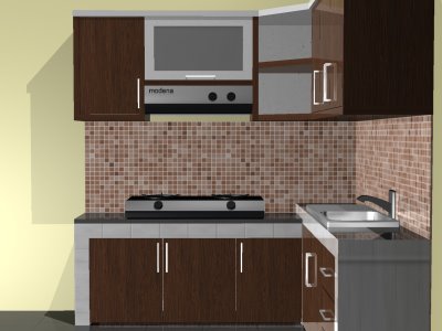 Gambar Dapur Rumah Minimalis on Barang Yang Biasa Ada Di Dapur Dapur Minimalis Dengan Nuansa Coklat