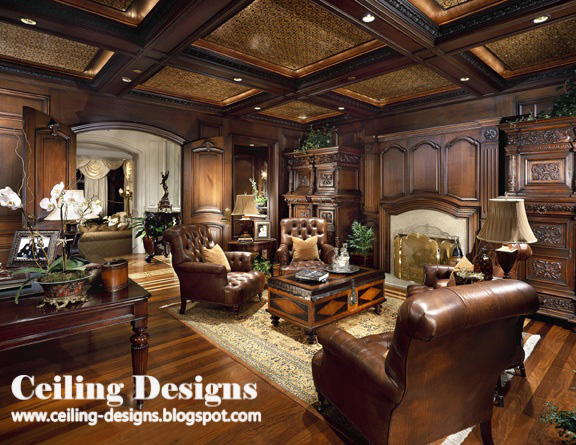 modern false ceiling designs for living room from wood