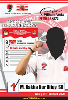 Desain Spanduk Caleg PKN Pemilu 2024