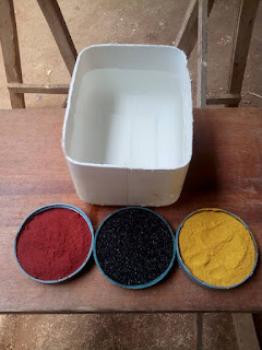 Cómo preparar tinte color cedro con ocre mineral
