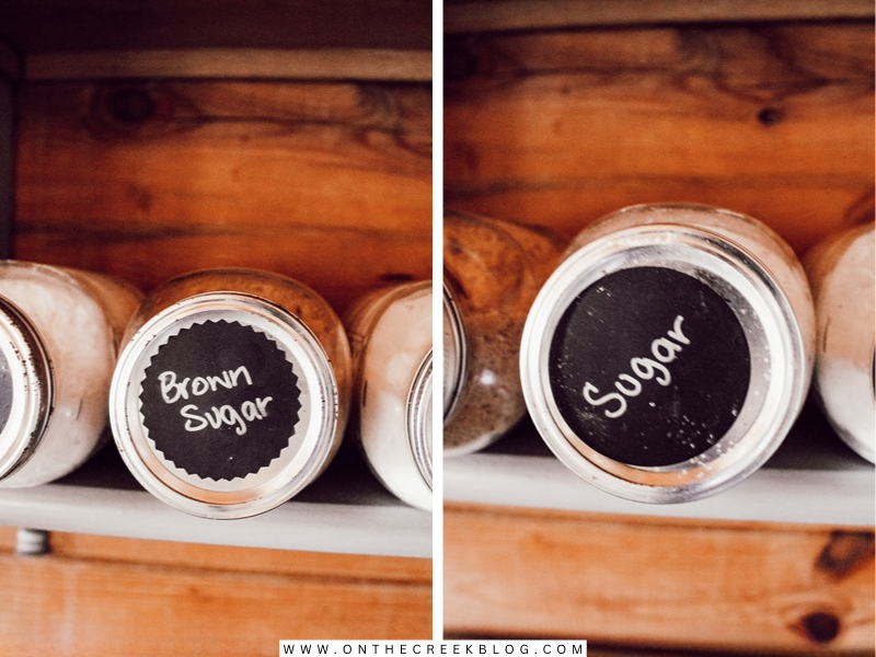 My Mason Jar Baking Supply Makeover | on the creek blog // www.onthecreekblog.com