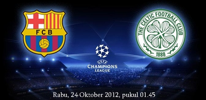 Barcelona vs Celtic Live Stream Online October 24, 2012