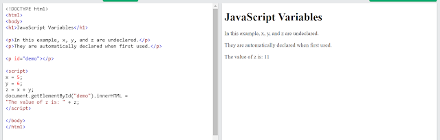 JavaScript Variable in Hindi
