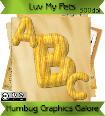 http://humbuggraphicsgalore.blogspot.com/2009/05/luv-my-pets-orange-felt-alpha.html